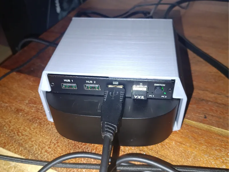 HP docking station kvm holder