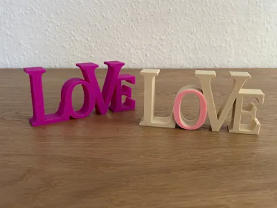 LOVE Lettering Valentine's Day Decoration Gift