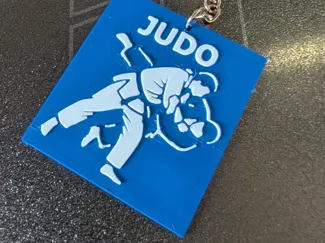 Judo keychain