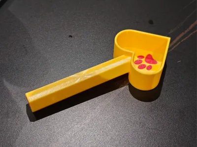 Pet Food Scoop (Heart Shape - 80ml)
