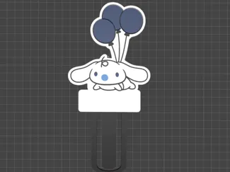 Bookmark of Milk from Cinnamoroll customizable