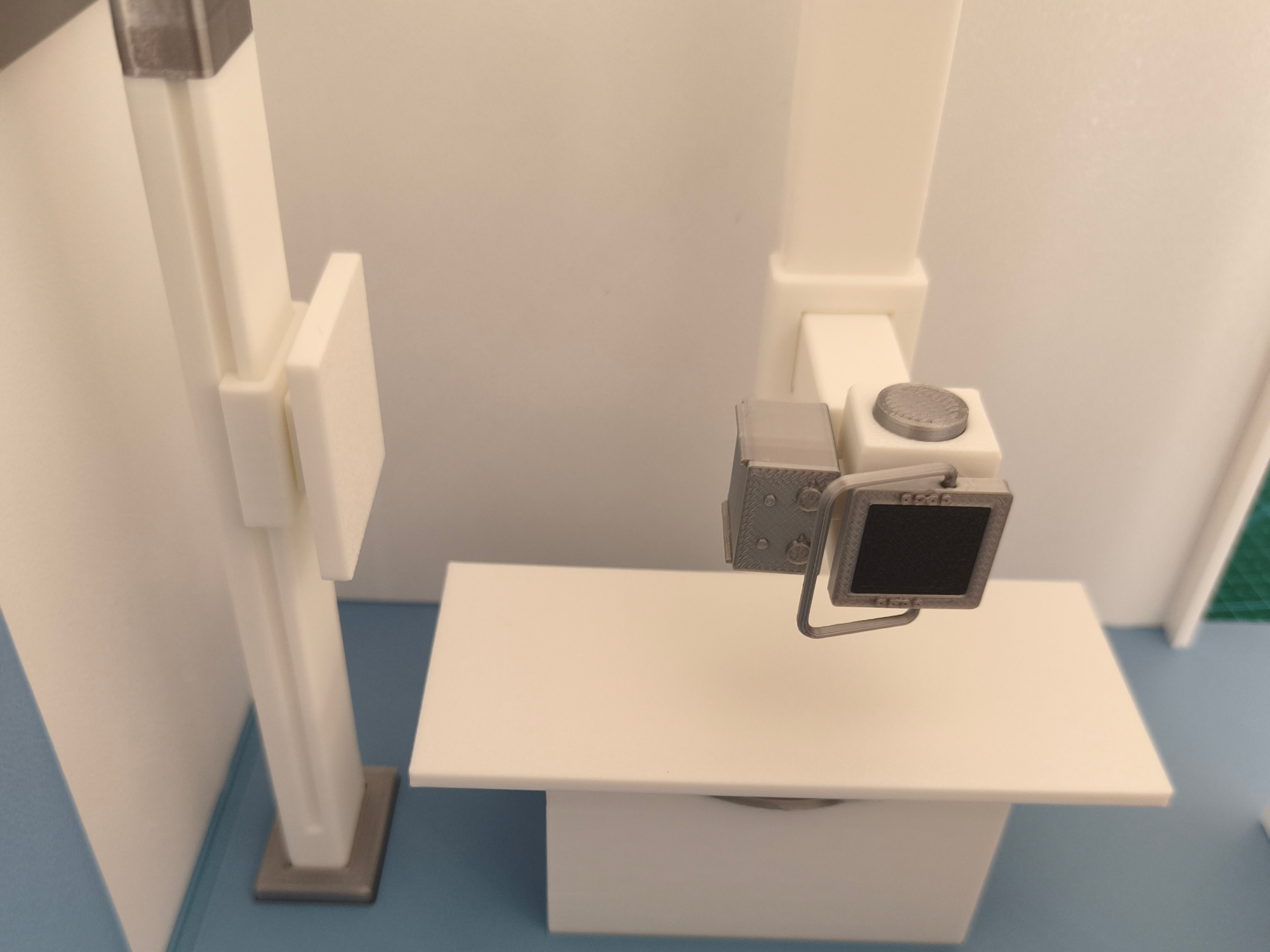 Miniatura 2 do modelo 3D 微缩场景放射科检查室《立式DR机房》  X线摄影诊断设备 微缩模型