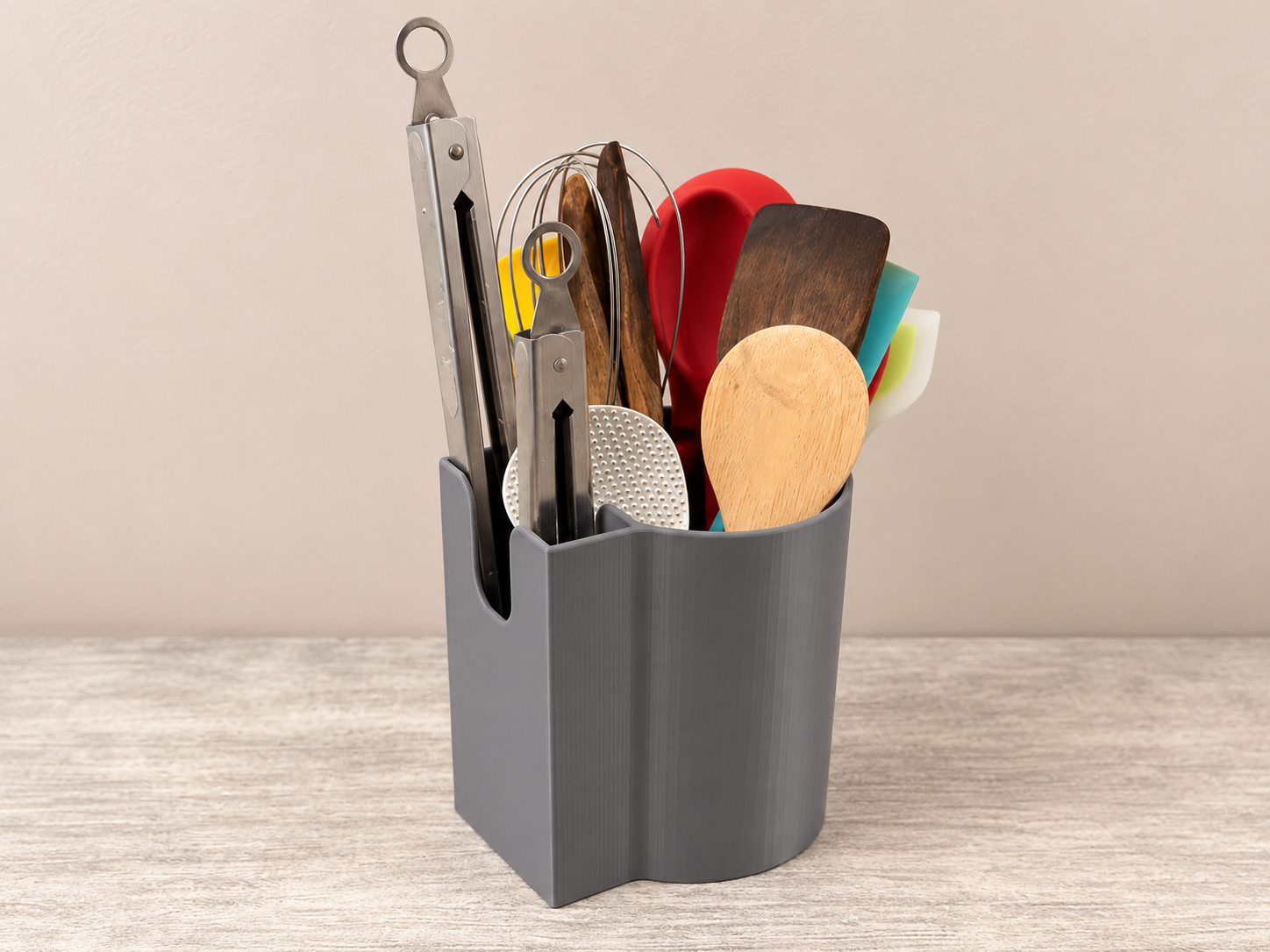Utensil Holder That Finally Holds Your Tongs 3D model