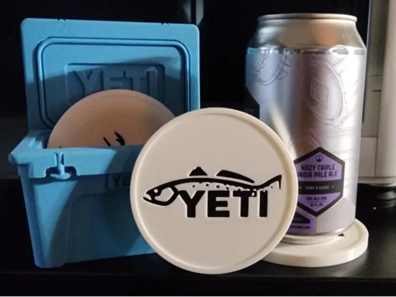trout yeti coaster set