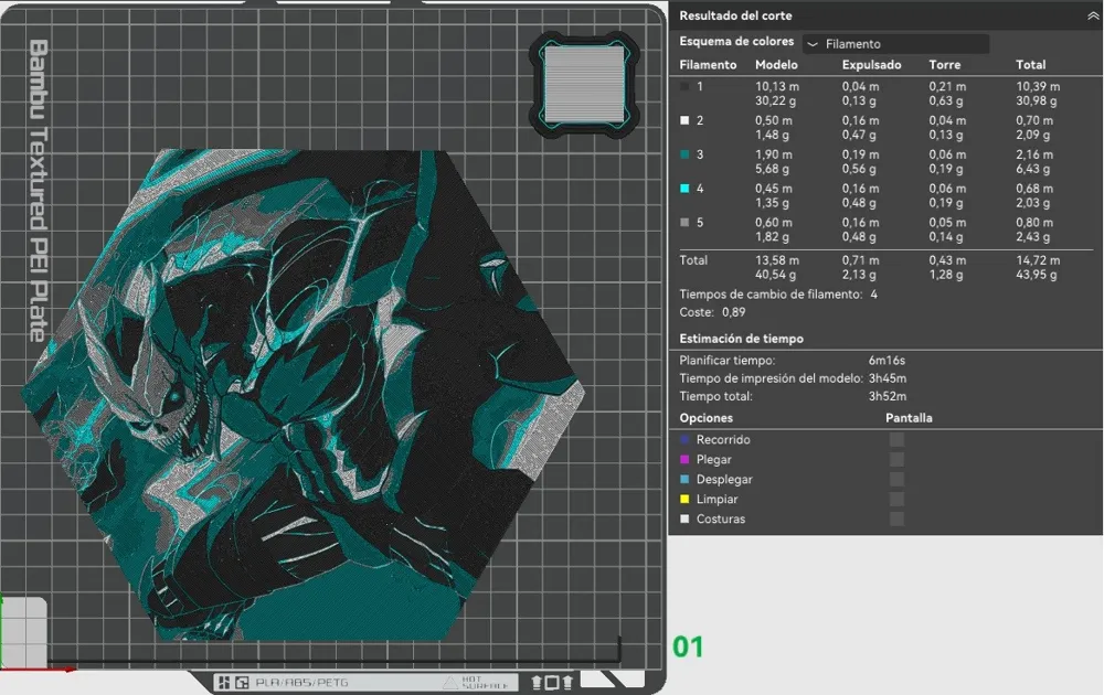 Hueforge Kaiju Number 8 Honeycomb Mode by JGz3DMaker MakerWorld ...