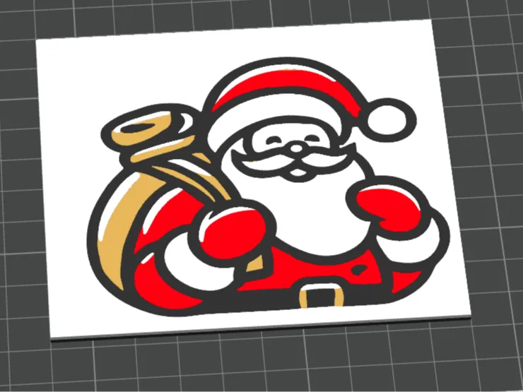 Santa Claus 4 color