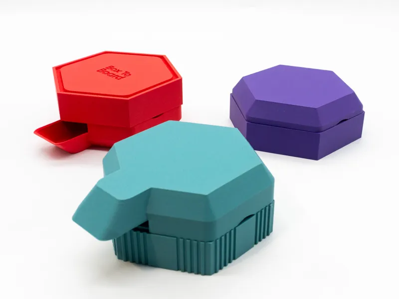 Customizable Hex Top for Box To Board Trays