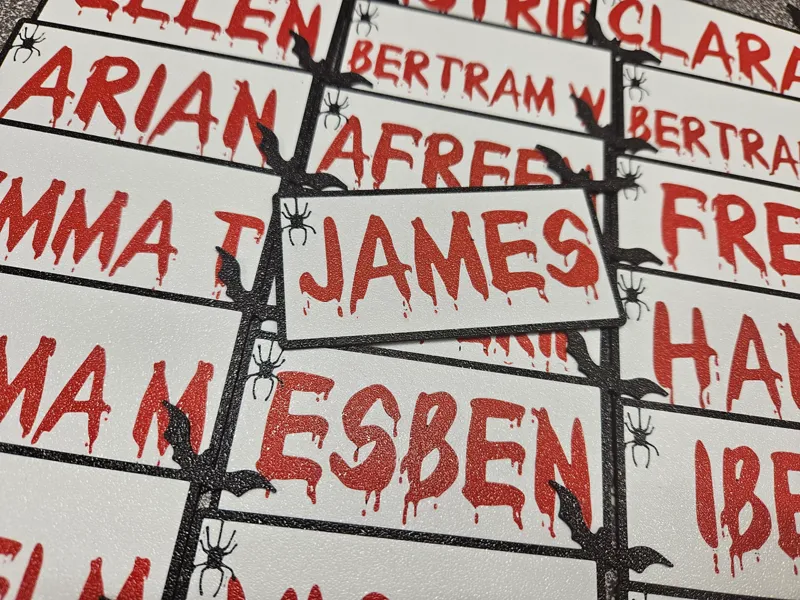 Halloween Name tag