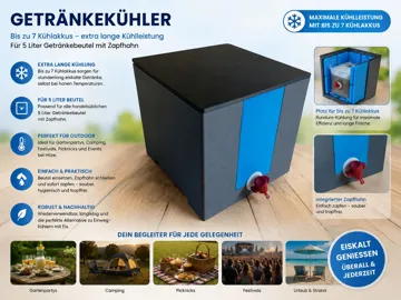 Soporte: 5 Liter Getränketütenkühler — vista de referencia 3