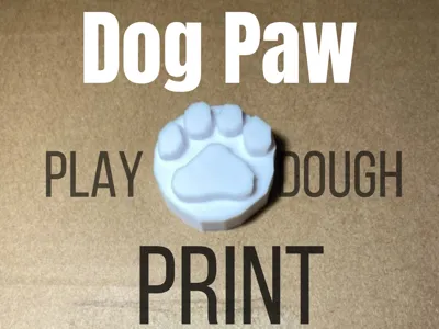 Dog Paw Play Dough Print/Paw KeepSkates