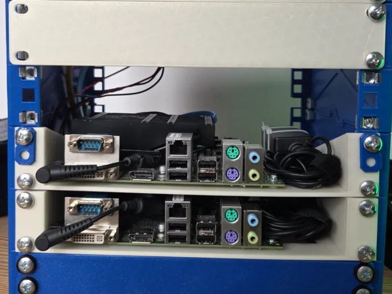 10" rack 1U ITX mount