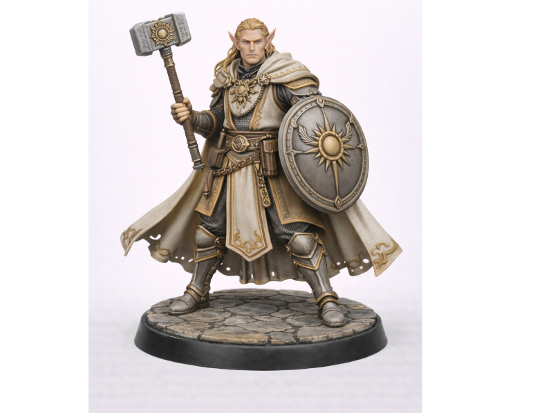 Elf Cleric Miniature