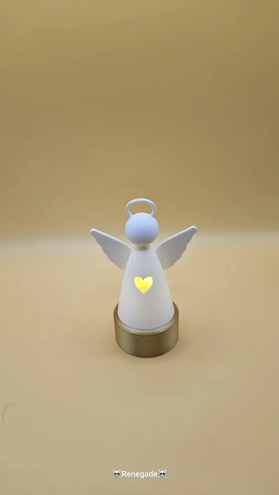 Angel with Tealight Base - Free 3D Print Model - MakerWorld