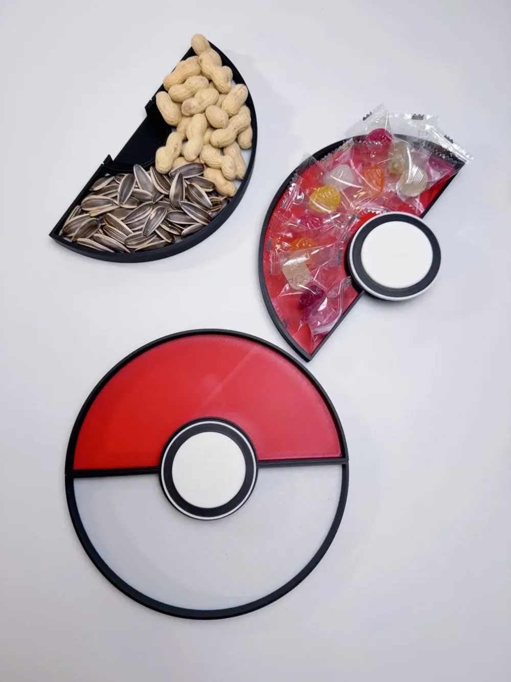 3Dプリント ポケットモンスターモンスターボール皿 - 無料3Dモデル