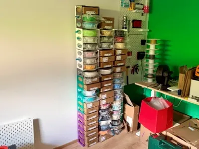 Modular Filament Rack Infinitely Expandable