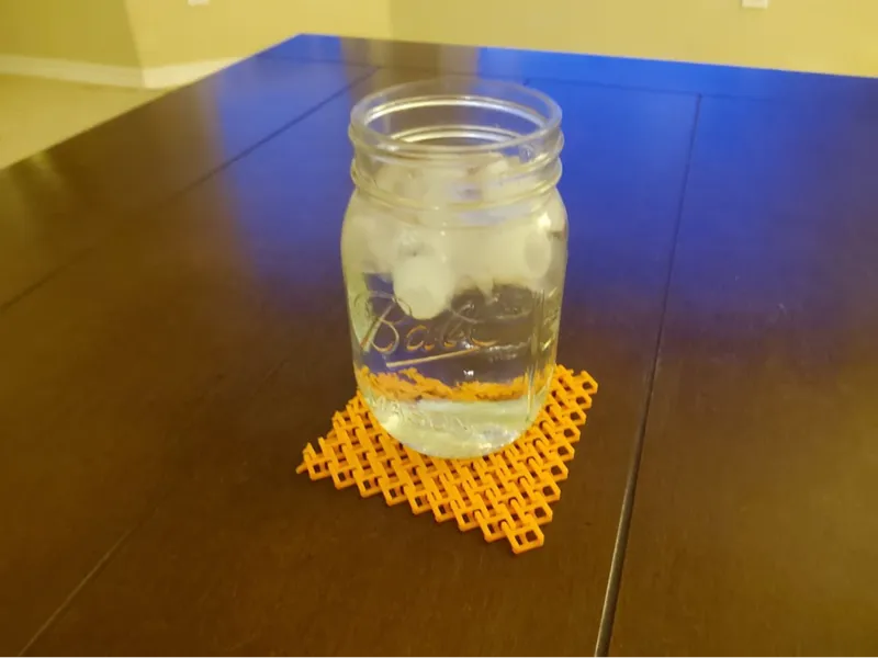 Flexible coaster