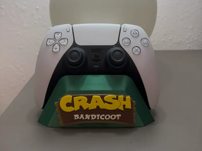 PS5 DualSense Controller Stand – Crash Bandicoot