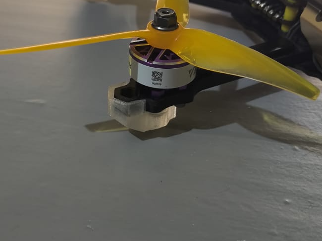 Speedy Bee Mario 5 Motor Landing Mounts clear pla