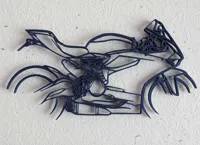 Décoration murale moto 40 cm — photo 2