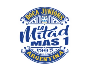Logo de boca LA AMISTAD MÁS UNO