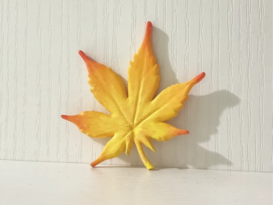 Akçaağaç Yaprağı Buzdolabı Sticker-Magnetik Emme