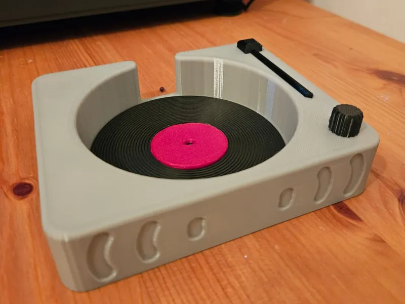Vinyl Record Player - Coasters Box