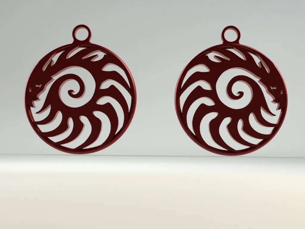 Dragon earrings (7) view 4