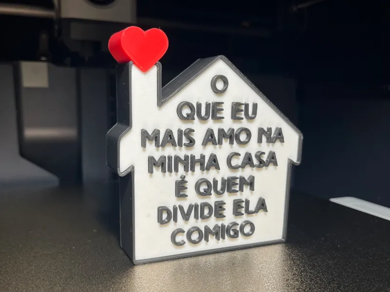 Letreiro Minha Casa - MULTIPARTE E AMS