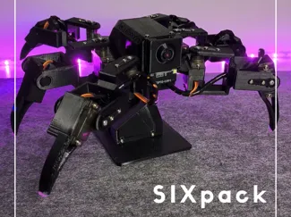 SIXpack Robot –  Sixlegged FPV walking Marvel
