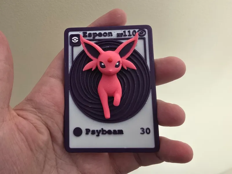 3d Espeon TCG Card