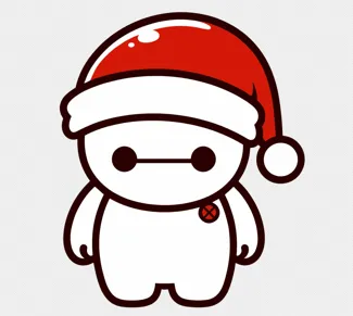 Baymax Christmas Ornament