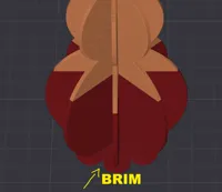Large Bunny with brim for safer print