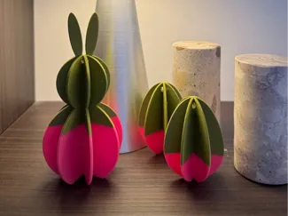 Easter Bunny colorful modern minimalistic interior