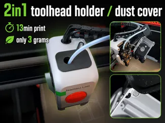 2in1 Toolhead holder/dust cover for P series