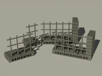 OpenForge Cut Stone PrisonBars/Dors