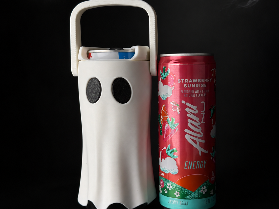 Ghost Can Holder with Handle – Skinny 12 oz - 1
