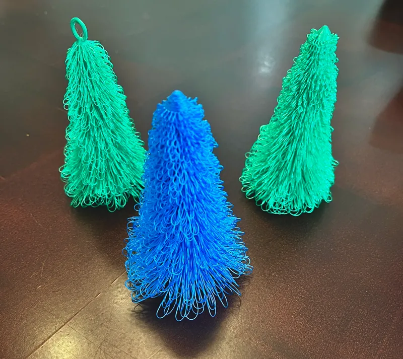 Droopy Christmas tree ornament