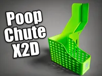 X2D Poop Chute Magnetic