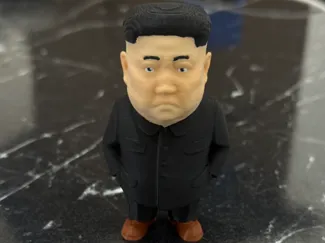 Kim Jong Un figure multicolor