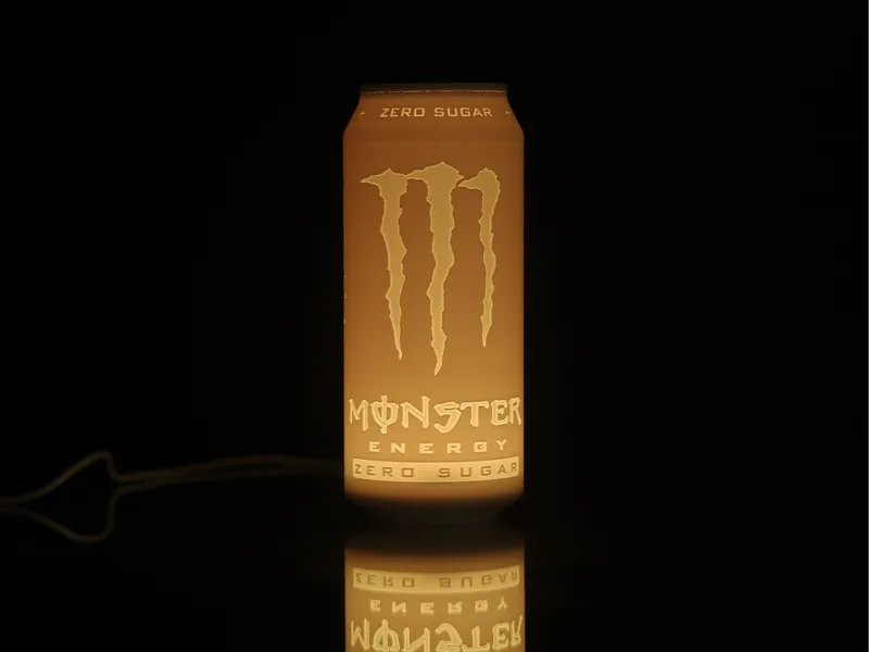 Monster Energy Green Zero Sugar Lithophane