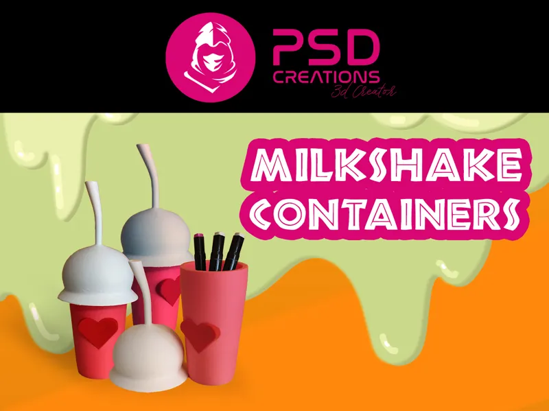 MilkShake Containers