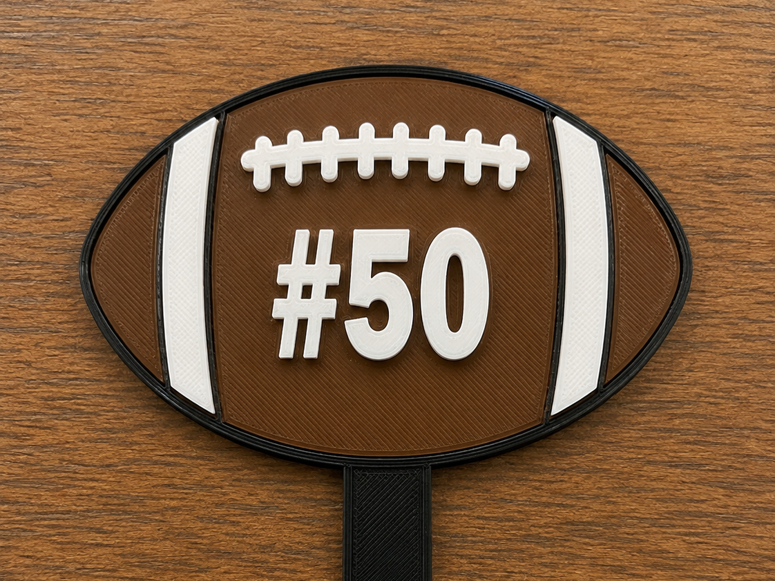 Football Spirit Stick- Customizable - 1