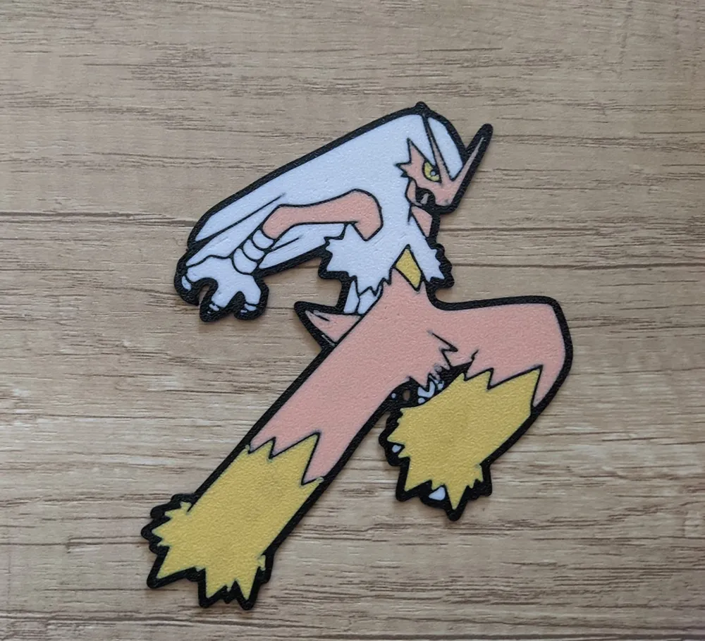 블레이범 벽 장식 - 무료 3D 프린트 모델 - MakerWorld, image size:1000x909