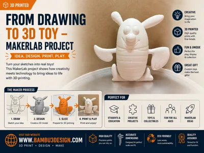 From Drawing to 3D Toy – MakerLab Project