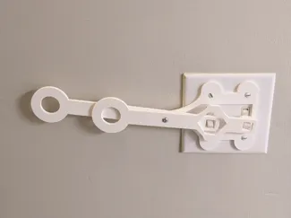 Horizontal Light Switch Extender - Double Gang