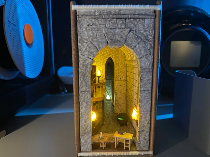 Mystic Medieval Library Book Nook