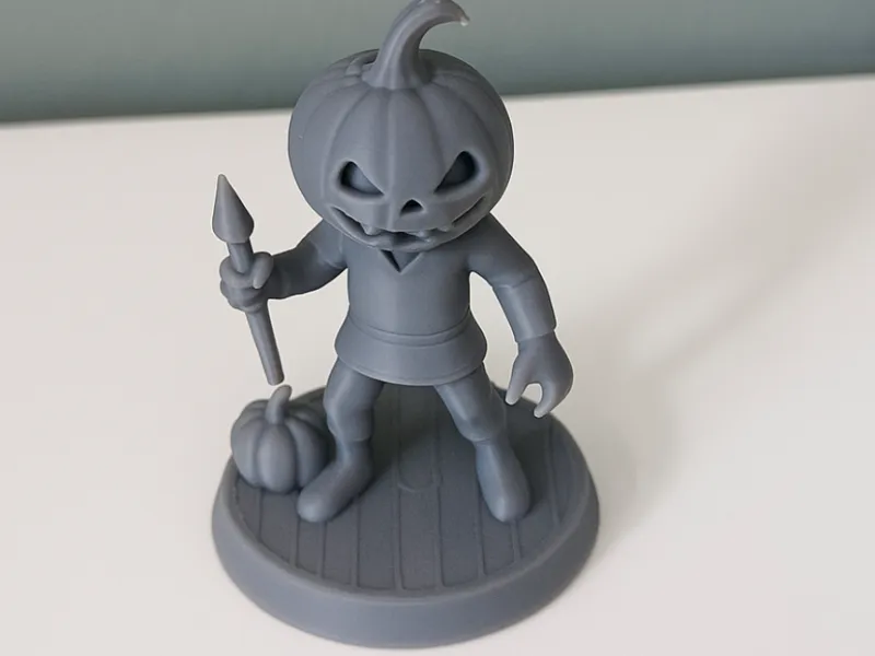 Jack-o'-Lantern Warrior Figurine