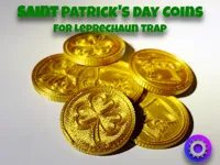 Saint Patrick's Day Coins | Large | 6 Pieces
