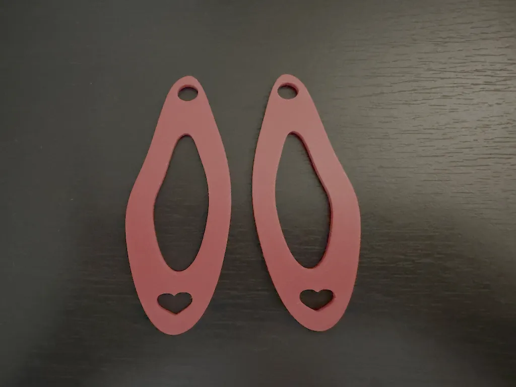 Heart Loop Earrings view 2