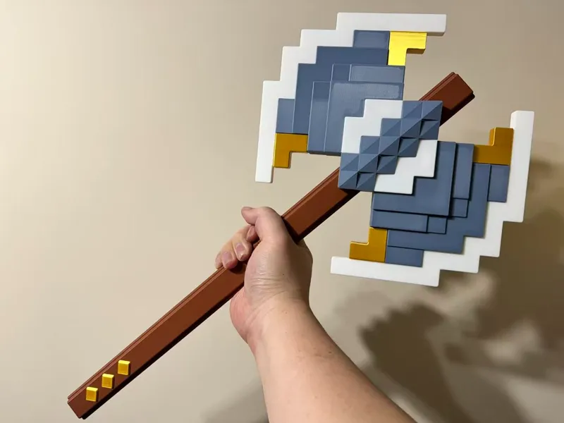 Minecraft-我的世界风格双刃斧V2